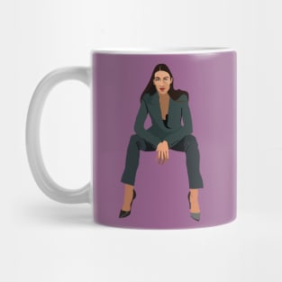 AOC Alexandria Ocasio Cortez illustration Mug